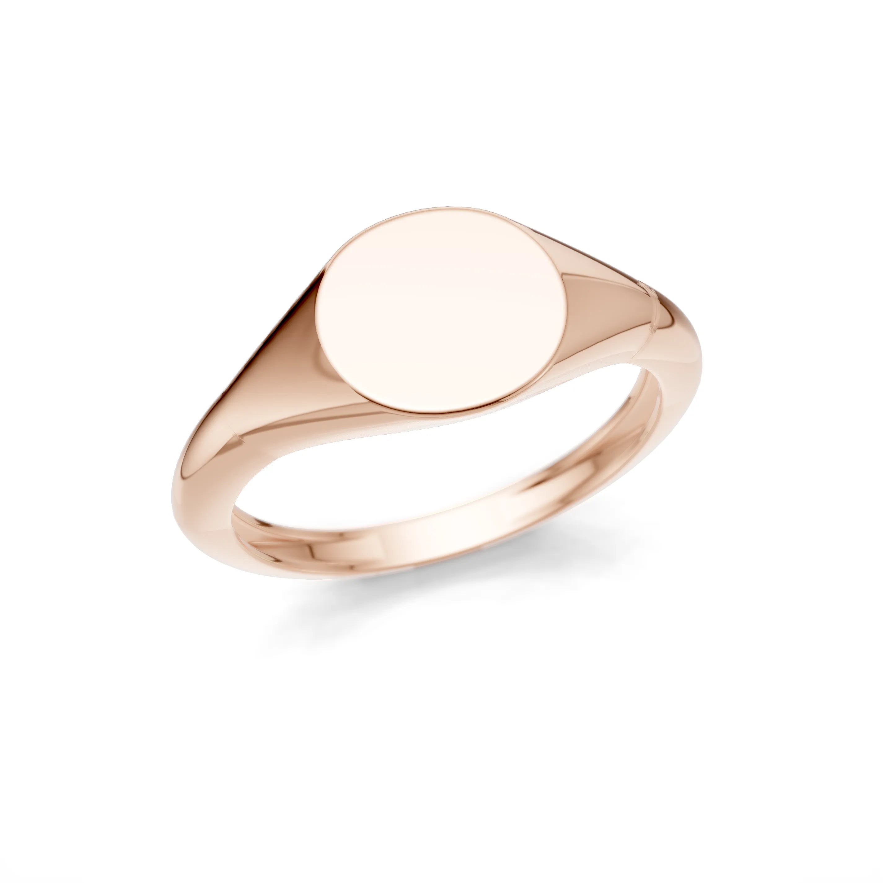 Pargold Solid Gold Timeless Elegance Signet Ring -Rose_Static_Rose