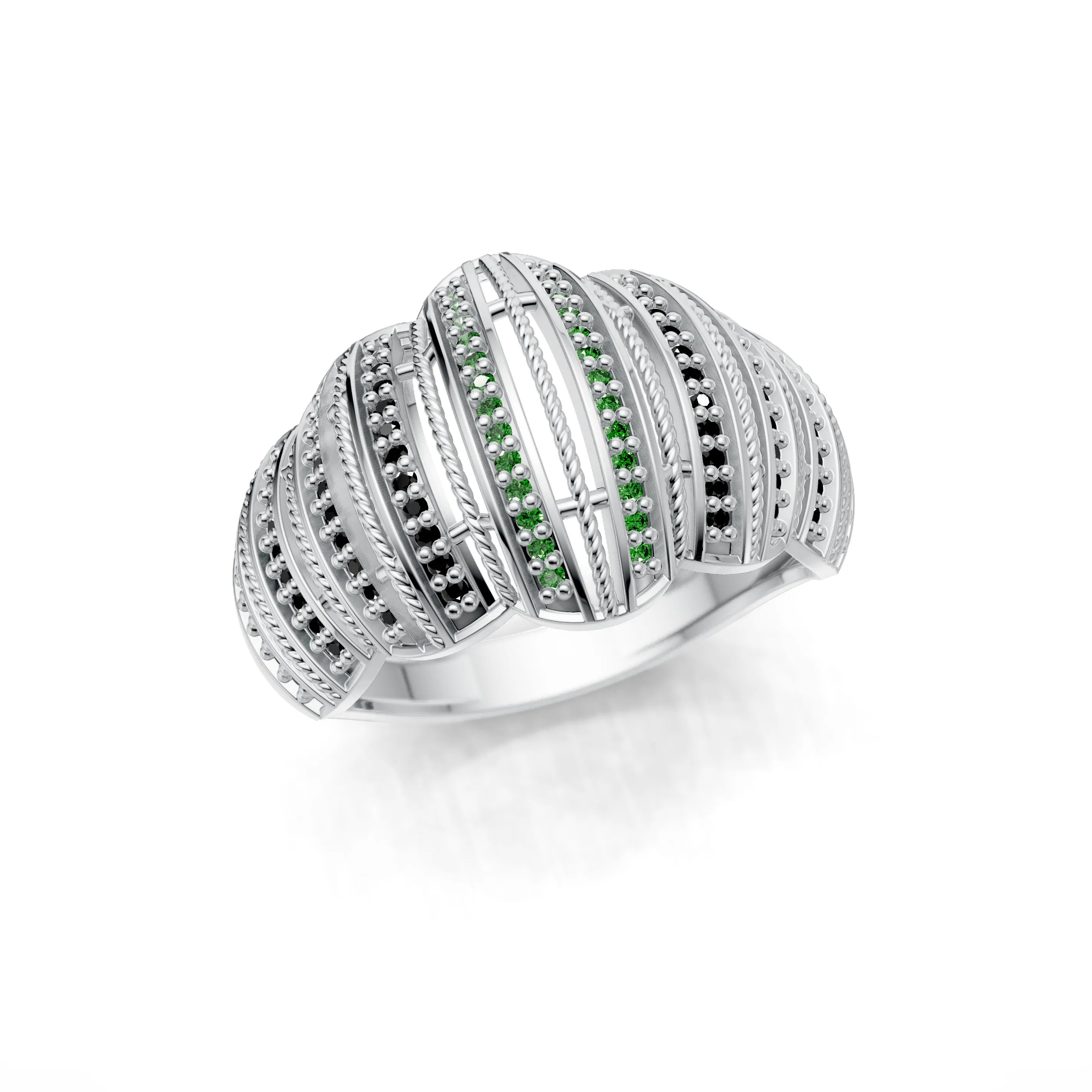 Silver_Emerald_Black