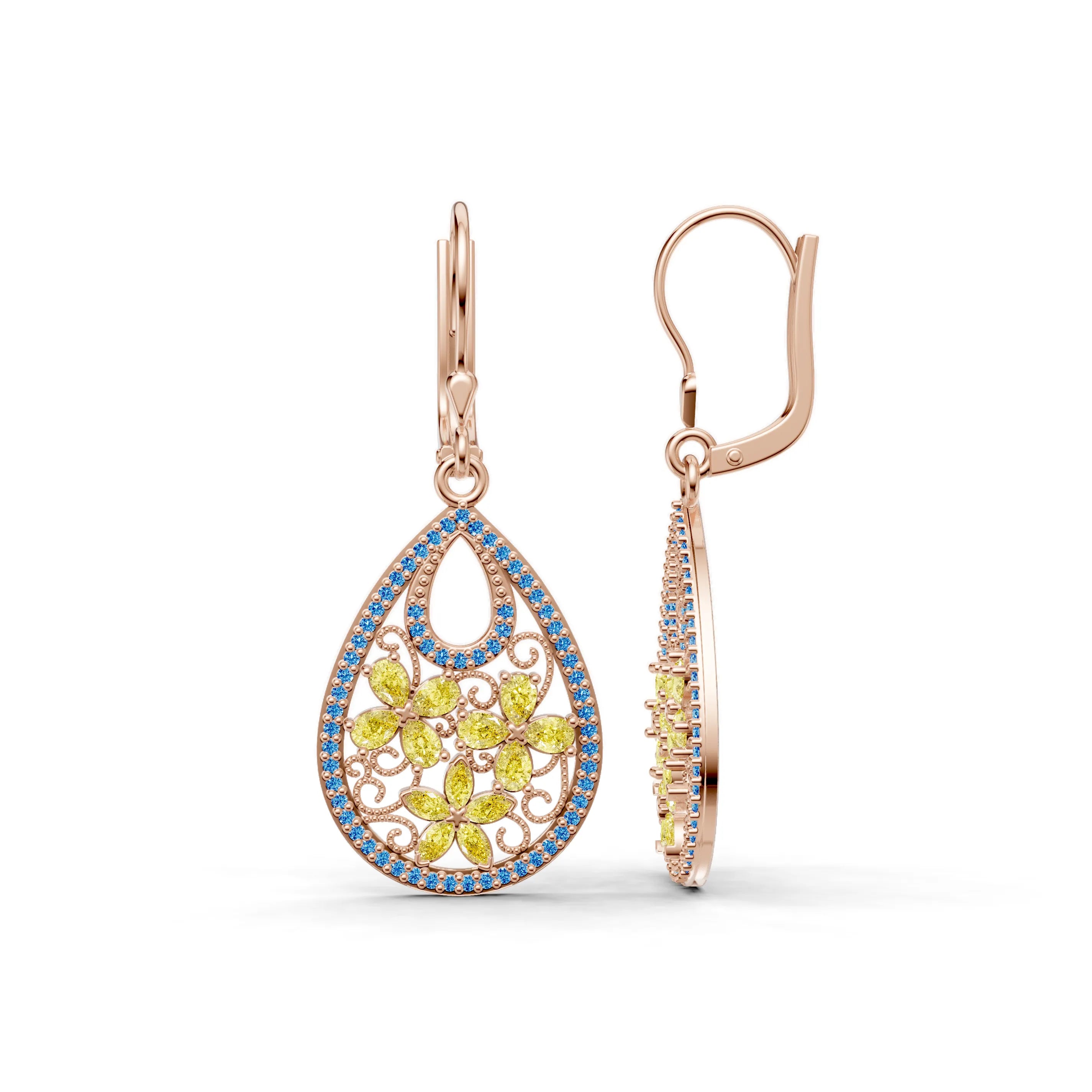 Rose_Citrine_Aquamarine