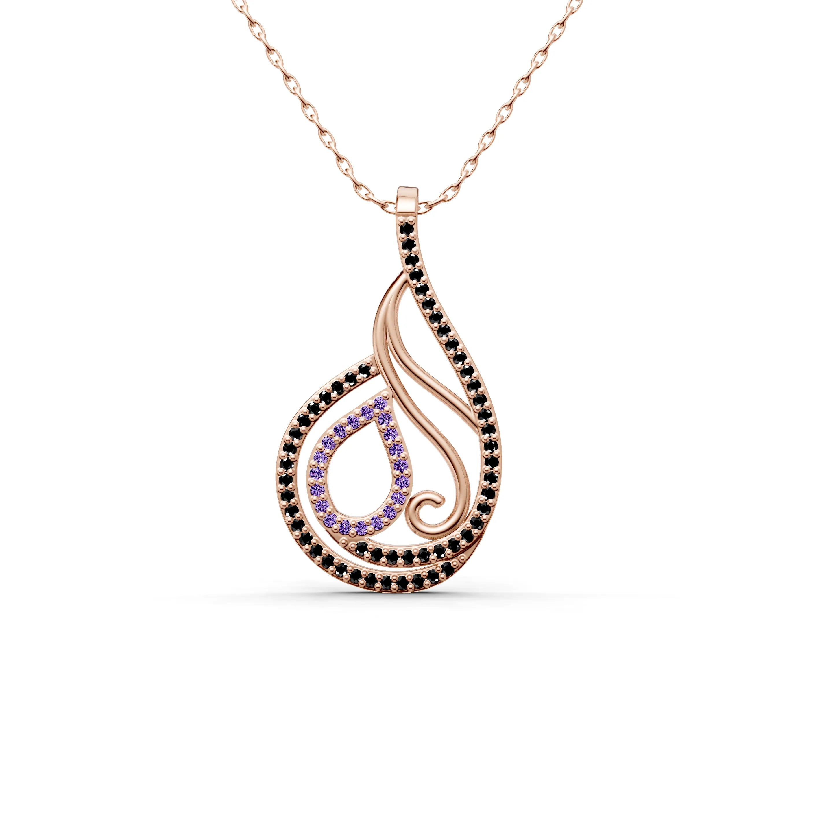 Rose_Amethyst_Black