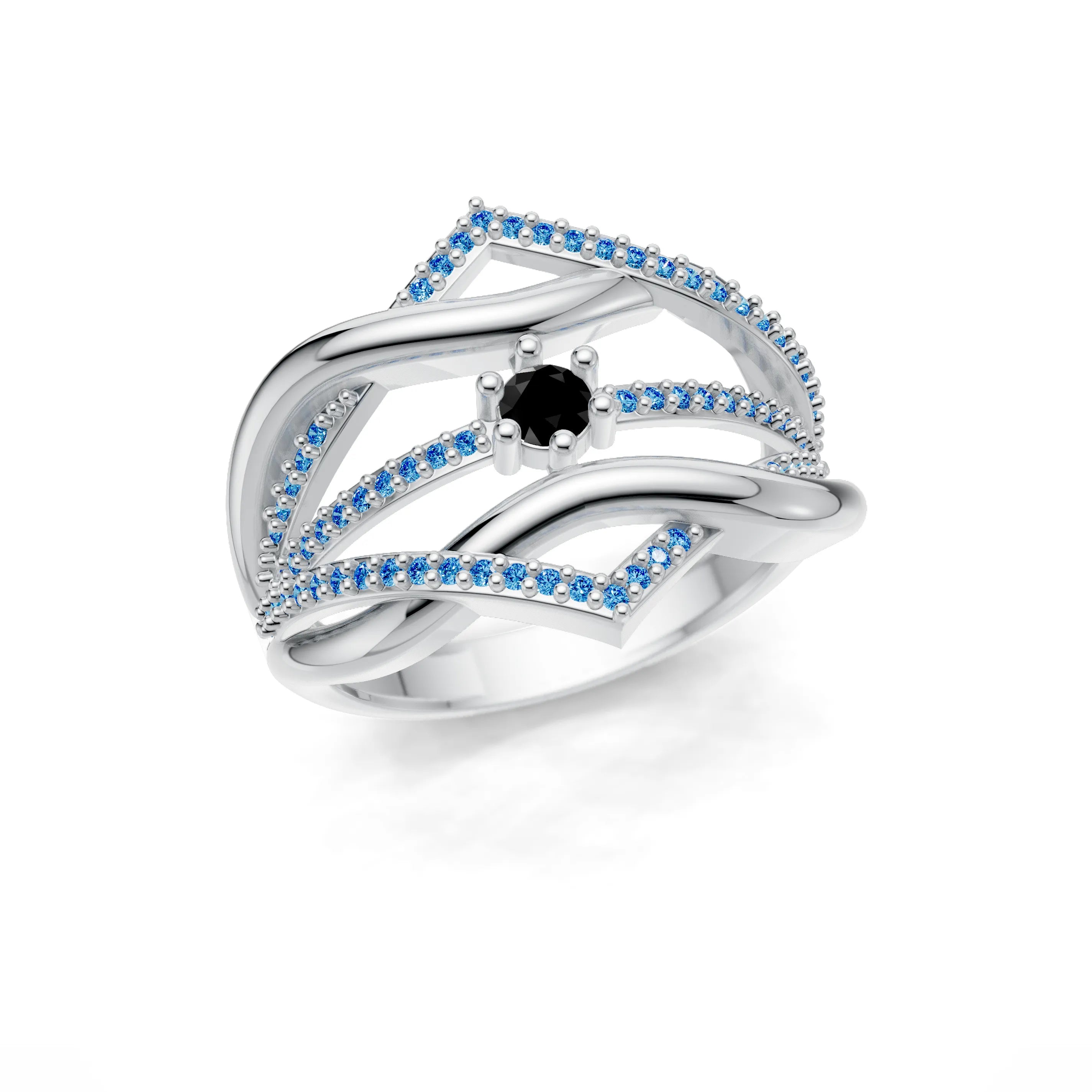 Silver_Black_Aquamarine