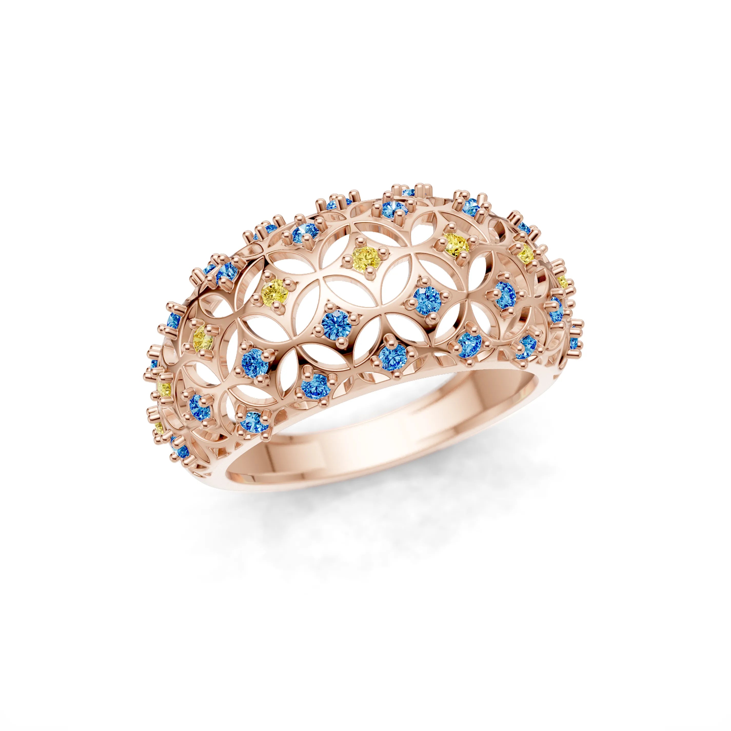 Rose_Citrine_Aquamarine