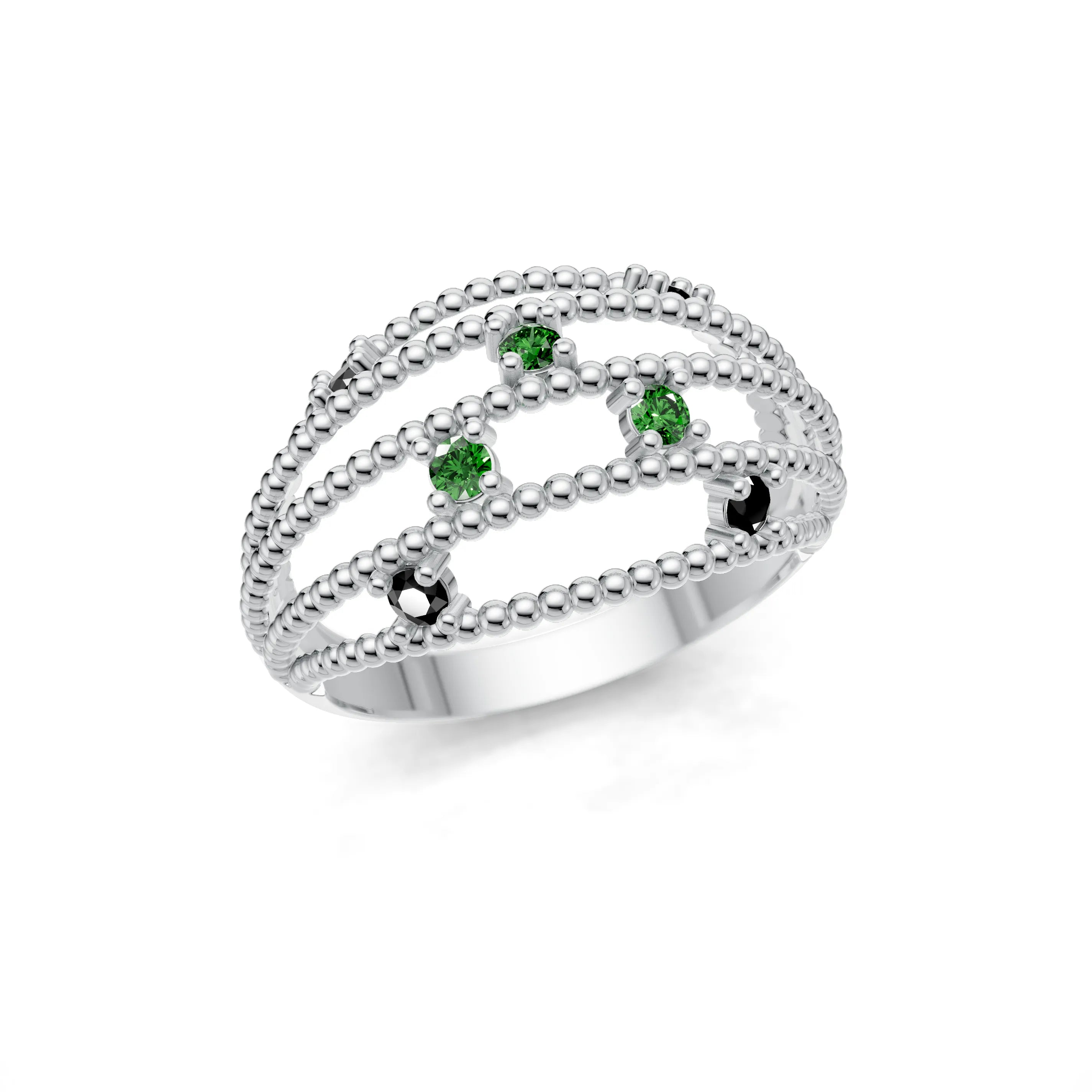 Silver_Emerald_Black